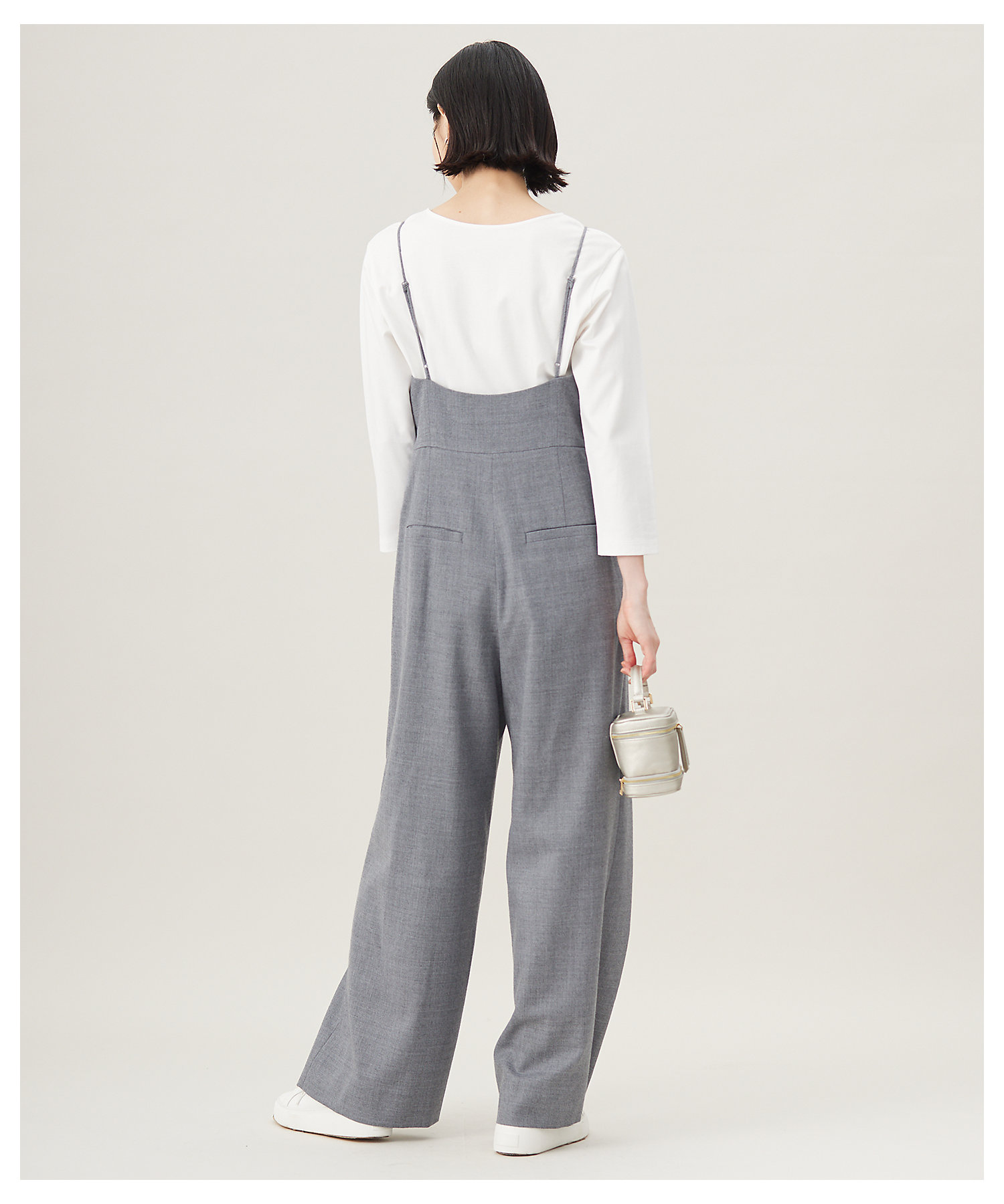 洗える】ウォッシャブルウールサキソニー コンビネゾン