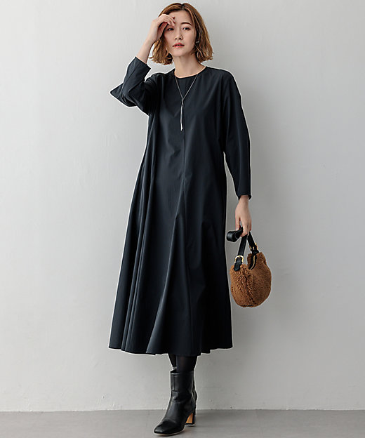 洗える】ストレッチタイプライター ワンピース（OPWWCW0423