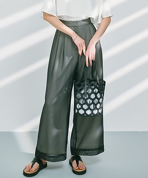 洗える】 シアーレイヤードパンツ（PRCYGM0510） | ICB