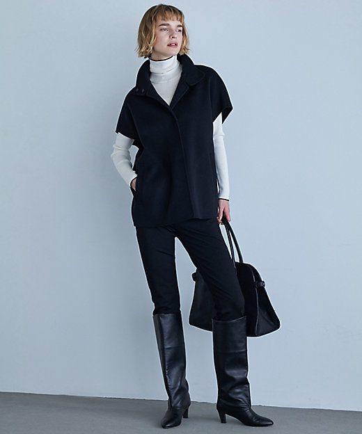 洗える】 ストレッチポンチ レギンスパンツ（PRCYGA0308