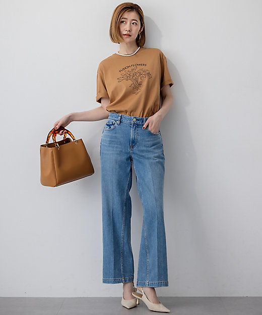 RED CARD TOKYO×23区】デニム ワイドパンツ