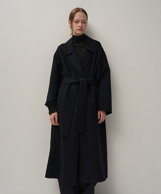 MERINO DOUBLE MELTON ｜ ガウンコート