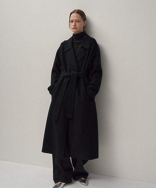 MERINO DOUBLE MELTON ｜ ガウンコート