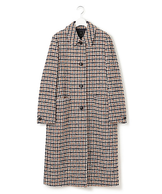 CLASSY．1月号掲載】ループヤーン チェック ツイード ロング