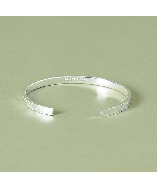 ANKER 新品仕上げ済み バーバリーブラックレーベル シルバーバングル