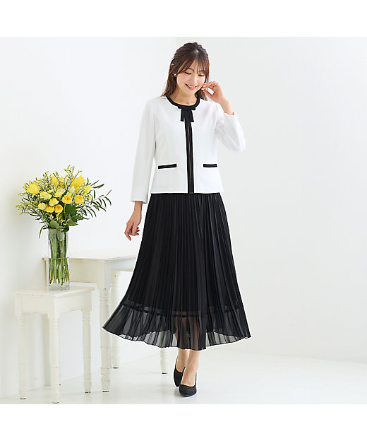 セットアップ対応】プリーツフレアスカート（51041603