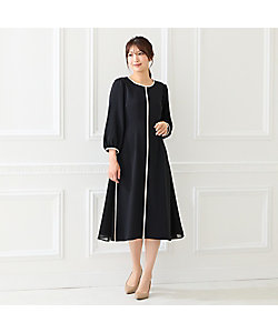 フリルフラワープリーツワンピース（51011503） | Rose Tiara