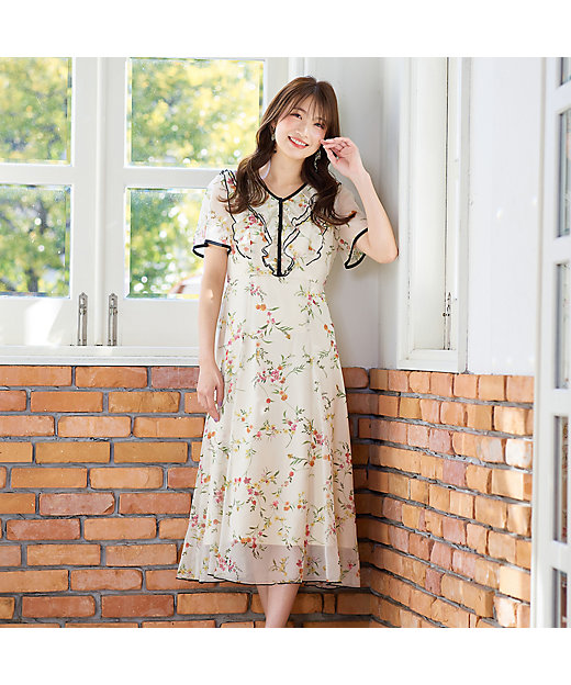 ボタニカルフラワーワンピース（51012506） | Rose Tiara