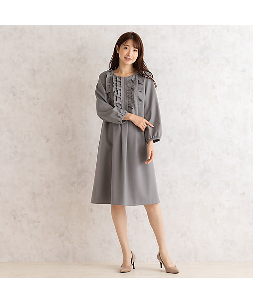 フリルサックワンピース（51016412） | Rose Tiara (Women