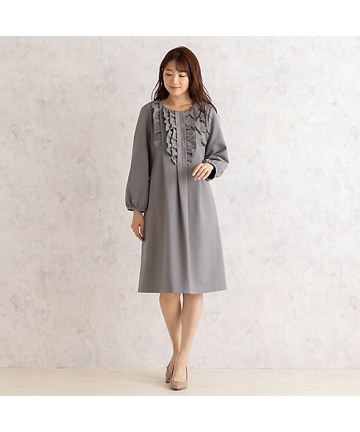 フリルサックワンピース（51016412） | Rose Tiara (Women