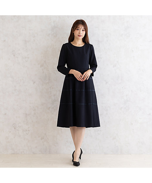 リボン切替ワンピース（51016419） | Rose Tiara (Women