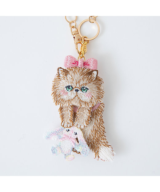 22fabric】るんるんねこ／バッグチャーム（82142501