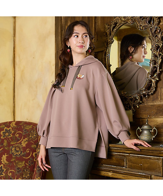 オーバーサイズフード付きパーカー（82126402） | Rose Tiara