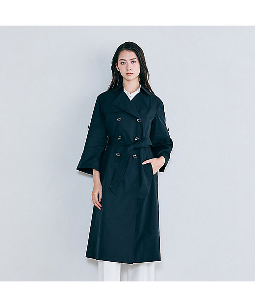 ロールアップスリーブトレンチコート（83071501） | Rose