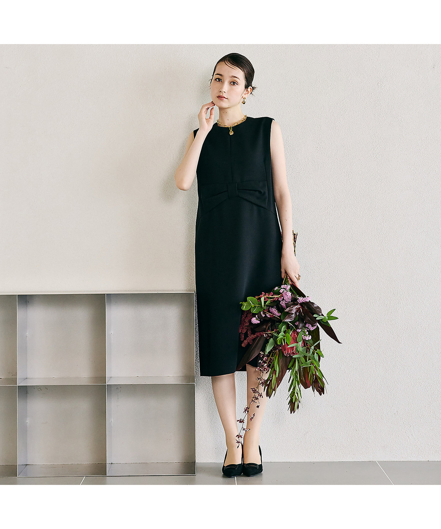 ビッグリボンワンピース（83015502） | Rose Tiara (Women