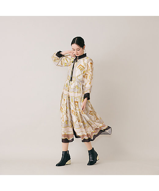 ジュエリープリントワンピース（83016501） | Rose Tiara