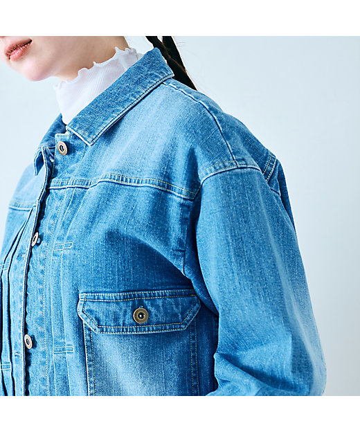 デニムジャケット（83102503） | Rose Tiara (Women/大きい