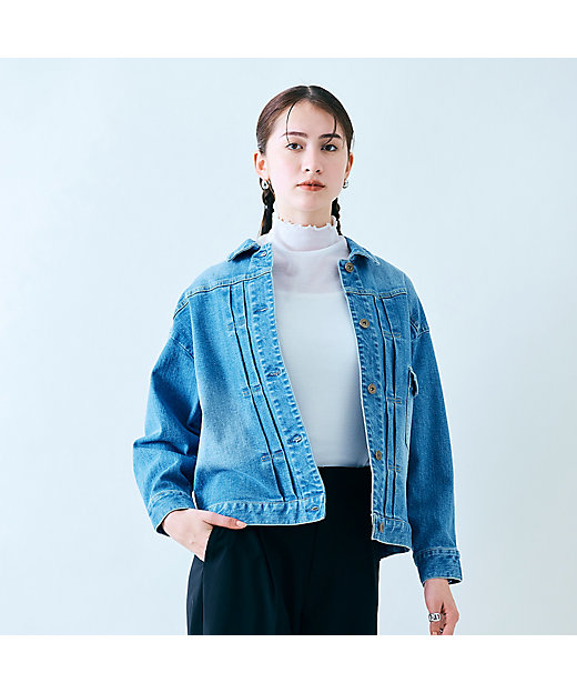 デニムジャケット（83102503） | Rose Tiara (Women/大きい