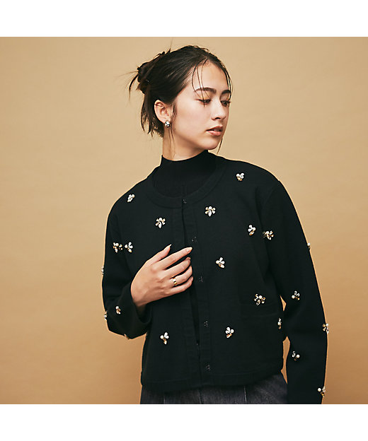 ミツバチビジューカーディガン（83136405） | Rose Tiara