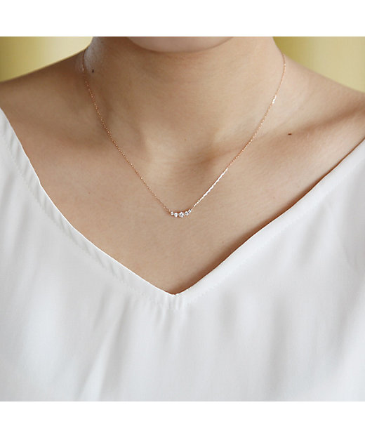 K10ピンクゴールド ネックレス | 4℃ (Women)/ヨンドシー | 三越