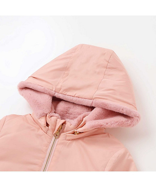 タフタ×ファーリバーシブル2wayコート 1724ー77536