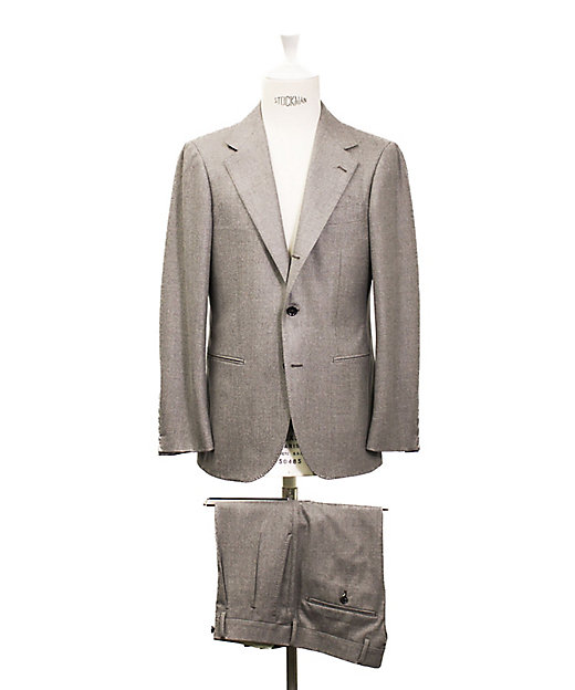 スーパー170'sウール グレージュスーツ S／RT025F59U