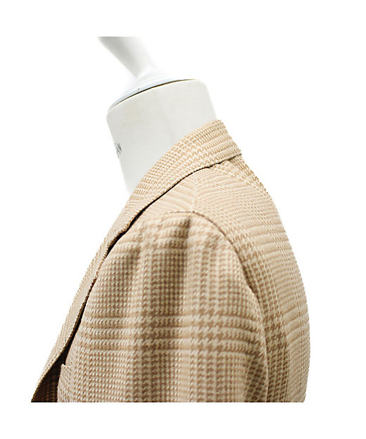 キャメル グレンチェックジャケット S／RT055F48G | RING