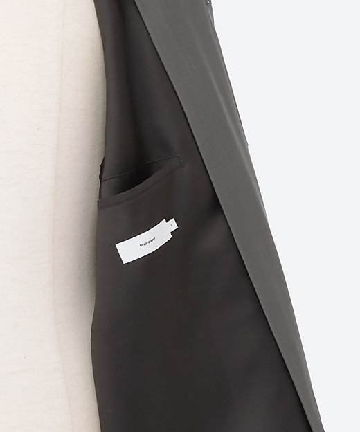 コート Scale Off Wool Balmacaan Coat 4W