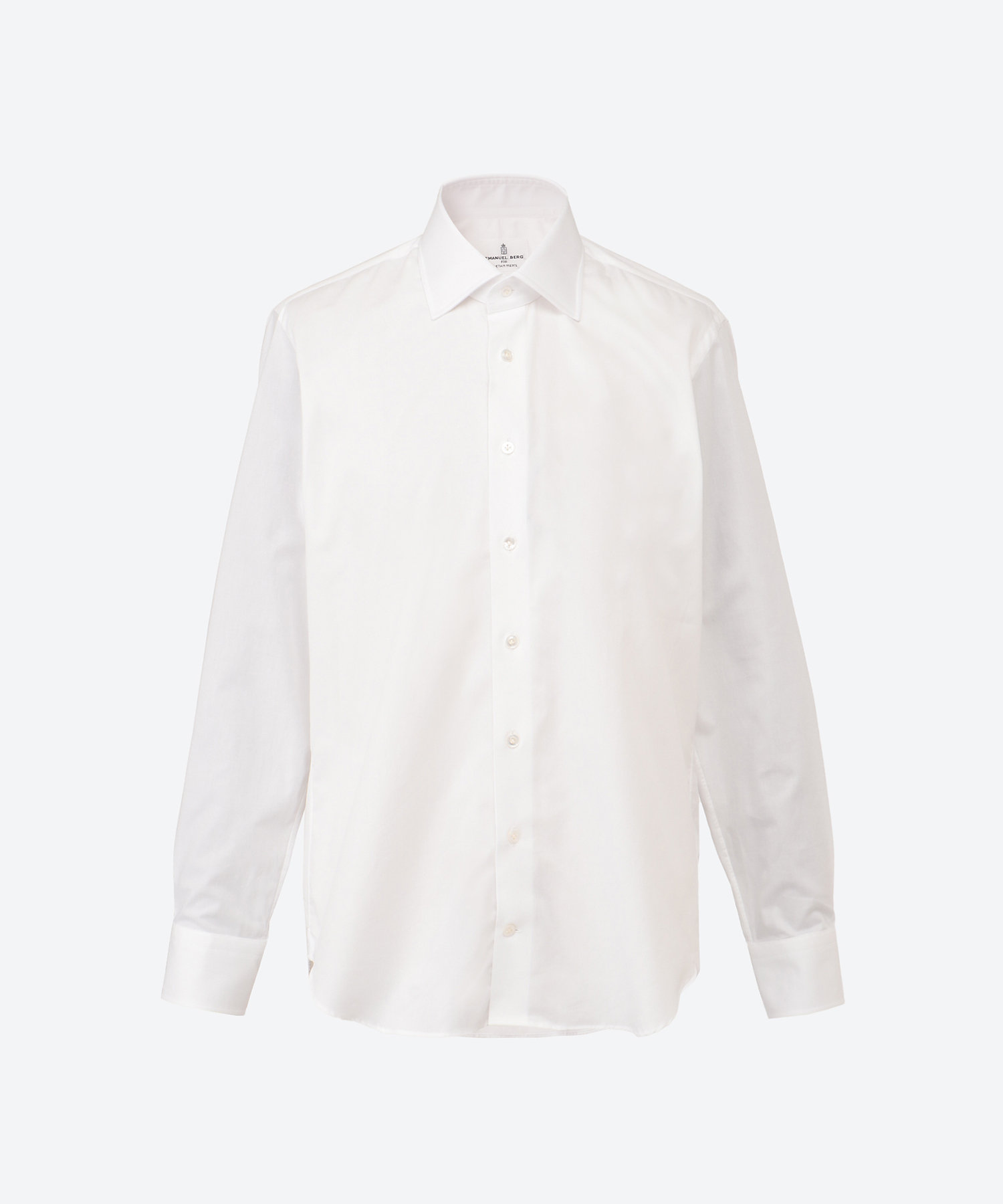 ドレスシャツ 白ツイル セミワイド EB25S／S／MTM1680