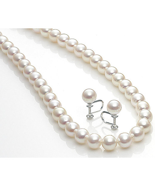 最安値三越あこや真珠パールネックレス ☆SVアコヤパールネックレス