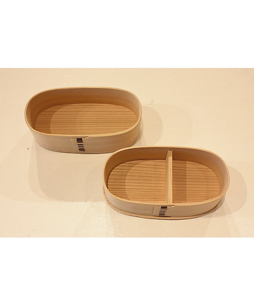 白木こまち弁当箱二段 | 柴田慶信商店/シバタヨシノブショウテン