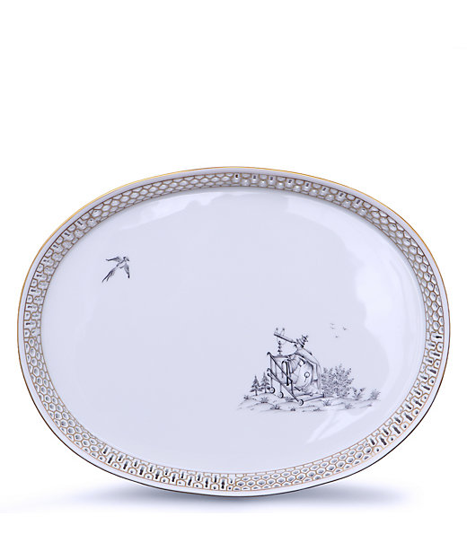 受注生産】チャームオリエンタル トレイ マンダリン（パターン1