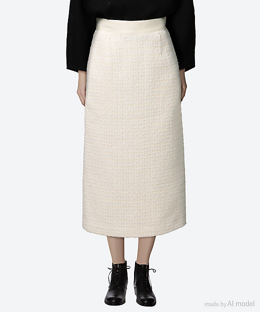 スカート LINTON TWEED SKIRT A3151FS 024