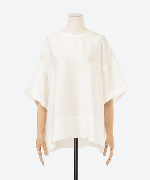 シルク インティメイト ショートスリーブブラウス | BLAMINK (Women