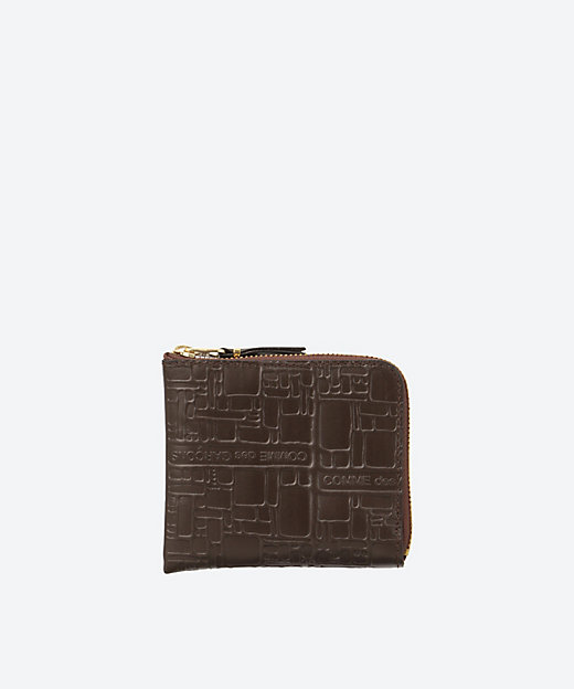 エンボスロゴタイプ L字型財布 8Z－J031－051 | Wallet