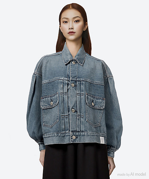BALLOON SLEEVE DENIM JACKET／TYPE2