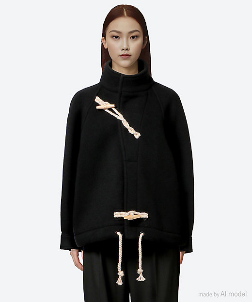 DOUBLE FACE DUFFEL JACKET 17472 | HYKE