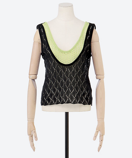 タンクトップ 6S／SS26―9052／BK | sawa takai (Women