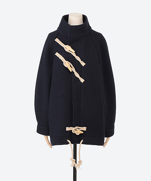 DOUBLE FACE DUFFEL JACKET | HYKE (Women