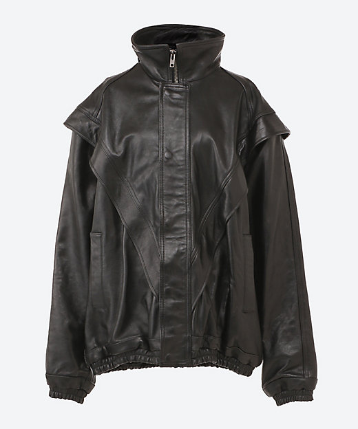 LEATHER TRACK JACKET | doublet (Women
