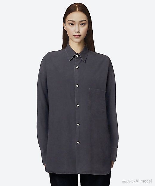 ブラウス J．BRADLEY L／S SHIRT WASHED OUT