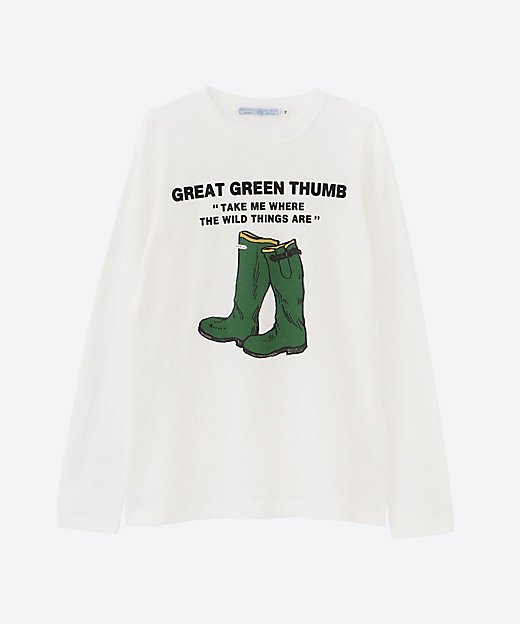 GREEN BOOT L／T SHIRT | R & D.M.Co-/OLDMAN'S