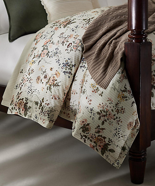 ラルフローレンホームエリッサブランケット ベットカバー 綿100