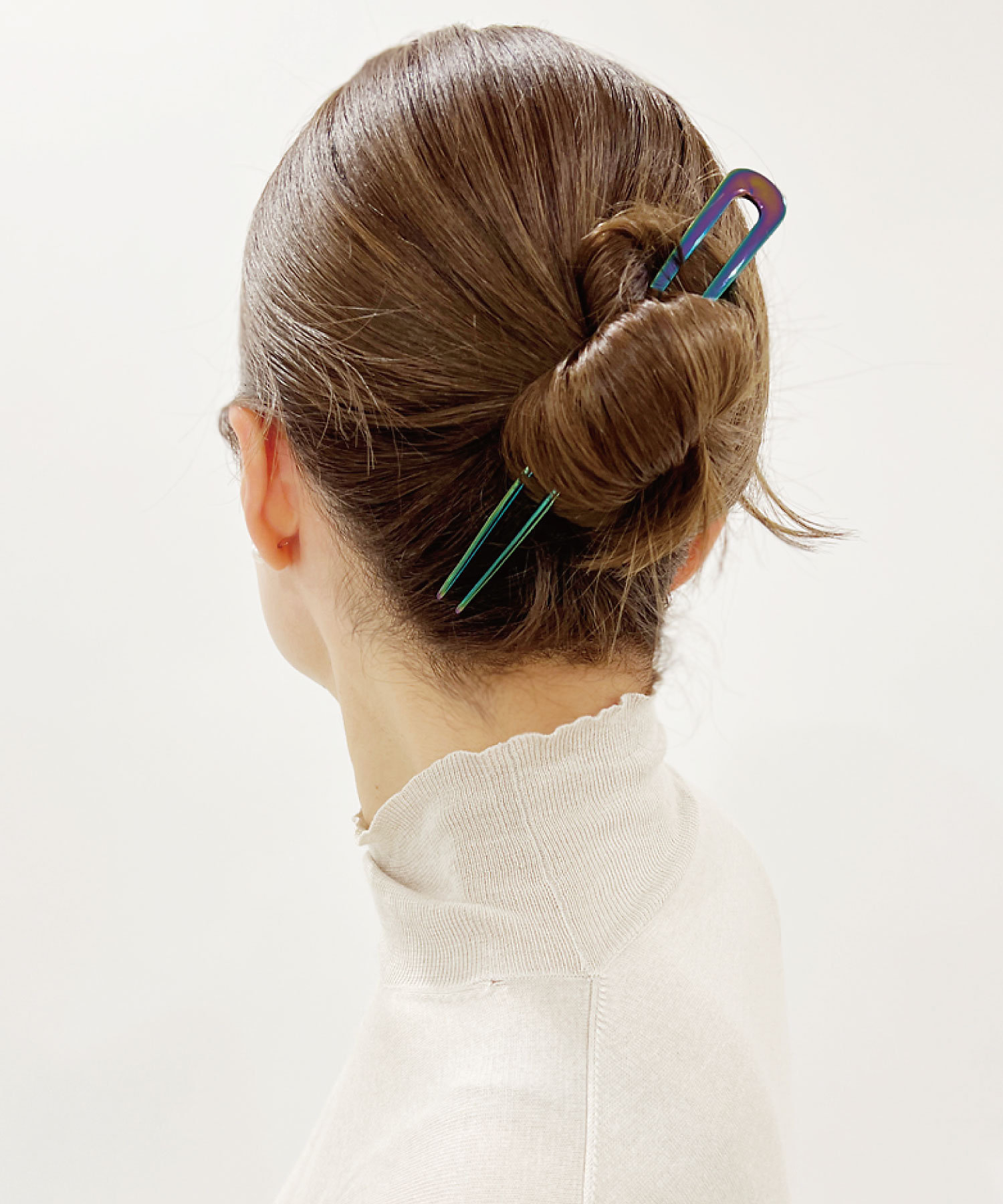 コレットマルーフ ジェモロジーヘアピン ブルー〜グリーン コレット