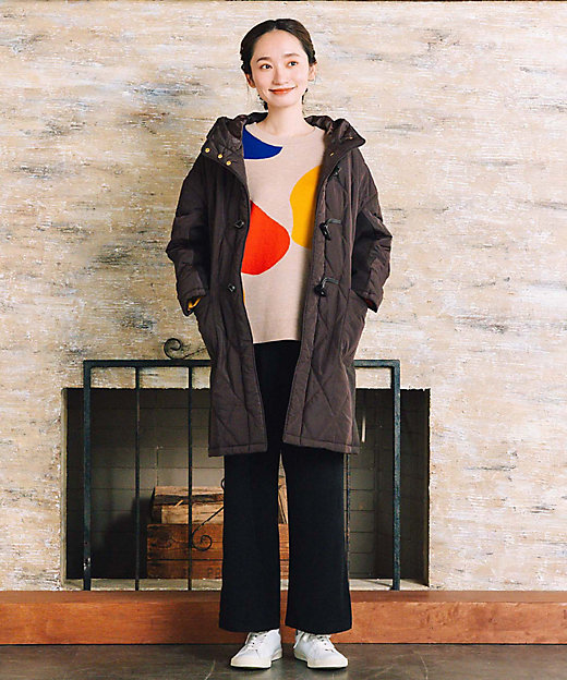 INDESIGN コーデュロイベイカーパンツ プラスサイズ 33ー