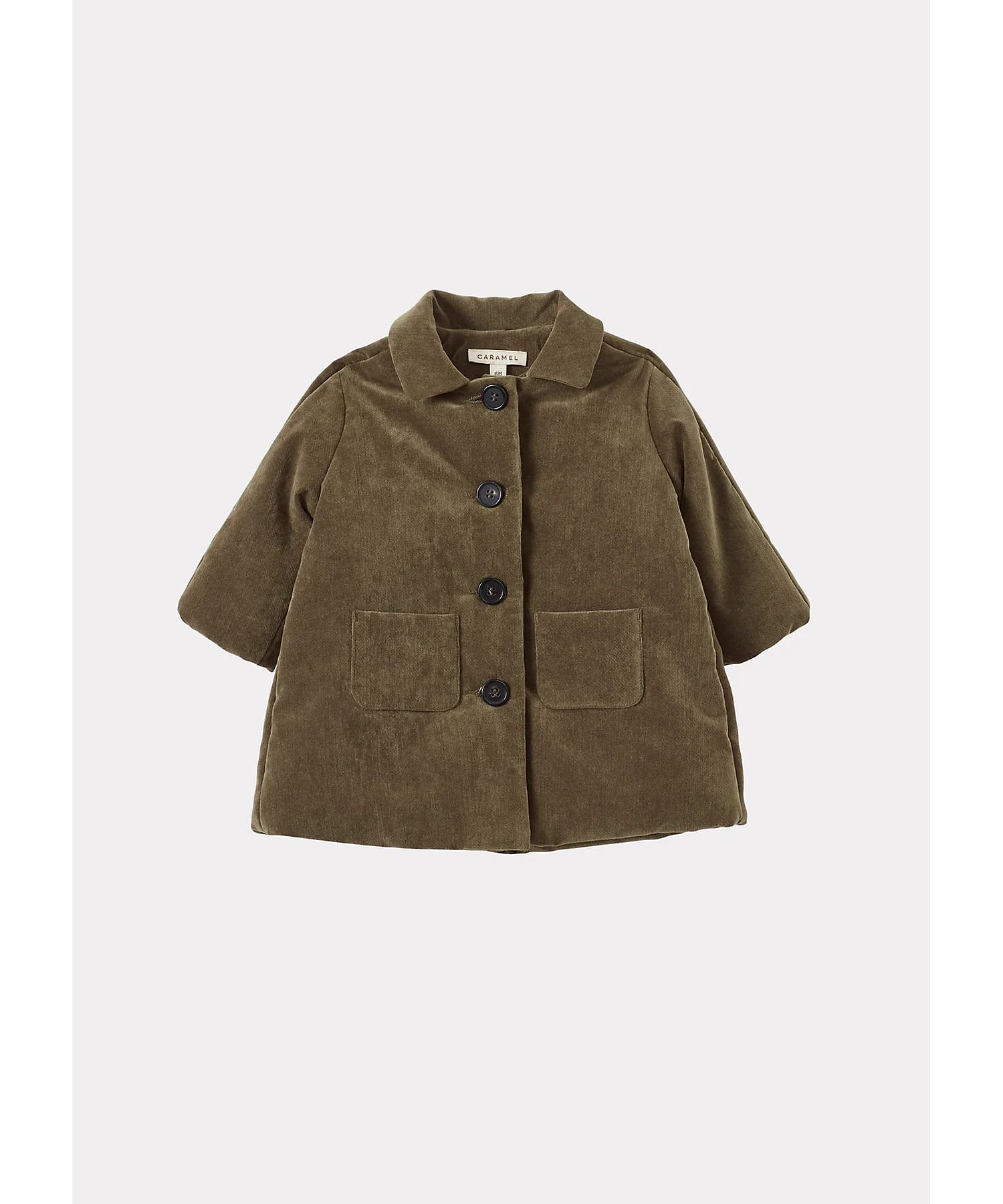 CHEE BABY COAT／GOLDEN GREEN | CARAMEL