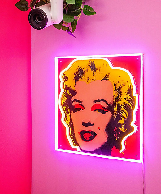 受注商品】LEDネオンサイン Andy Warhol Marilyn