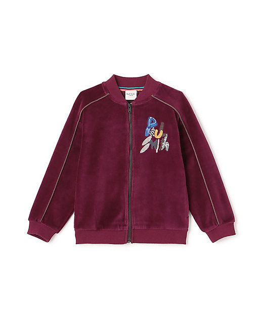 ロゴ刺繍ベロアブルゾン 4153208 | Paul Smith Junior
