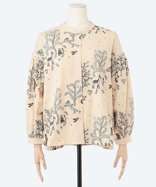 starry forest ソデシャーリングブラウス