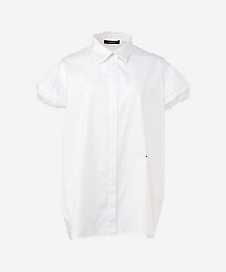 フロントティアードフリルコットンブラウス YCB－425－507